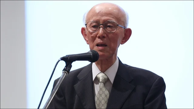 보도자료에 실린 오야마 레이지 목사의 인터뷰 장면.